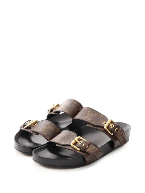 Louis Vuitton Pre-Owned 2017 Monogram Bondia flat sandals