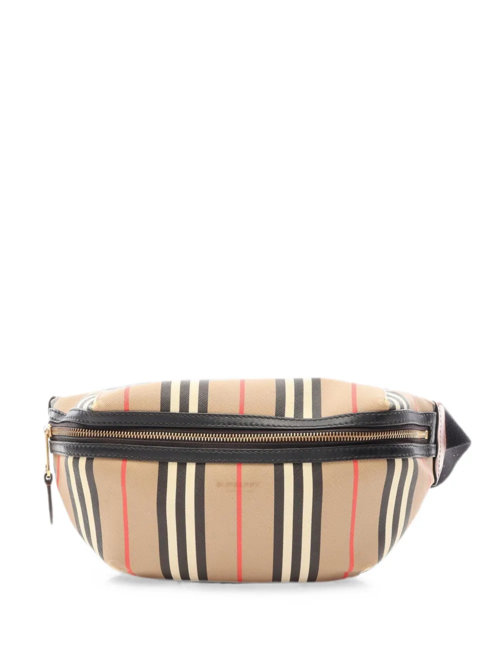 Burberry Pre-Owned 2000s Icon stripe belt bag - Nude