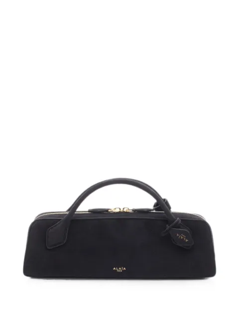 Alaïa Pre-Owned 2020s Le Teckel suede East-West bag