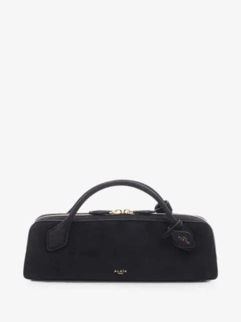 Alaïa Pre-Owned 2020s Le Teckel suede East-West bag