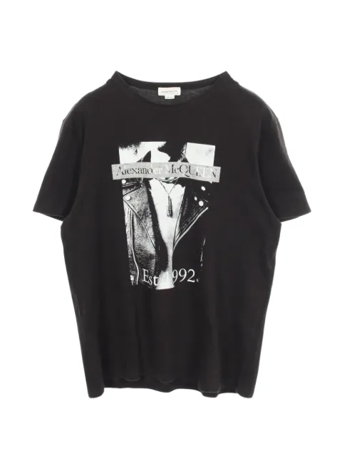 Alexander McQueen Pre-Owned playera con estampado gráfico de los 2000