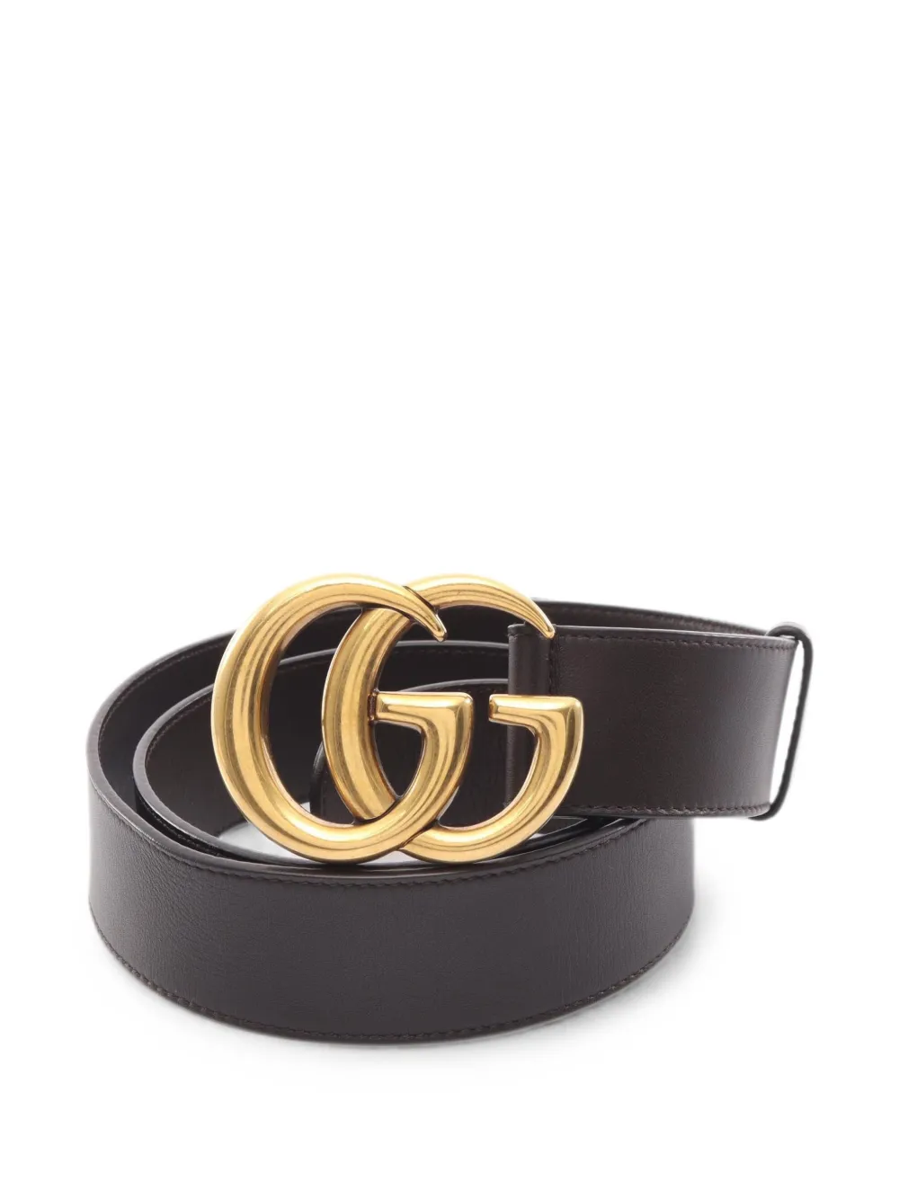 Gucci Pre-Owned 2010s GG Marmont belt - Marrone