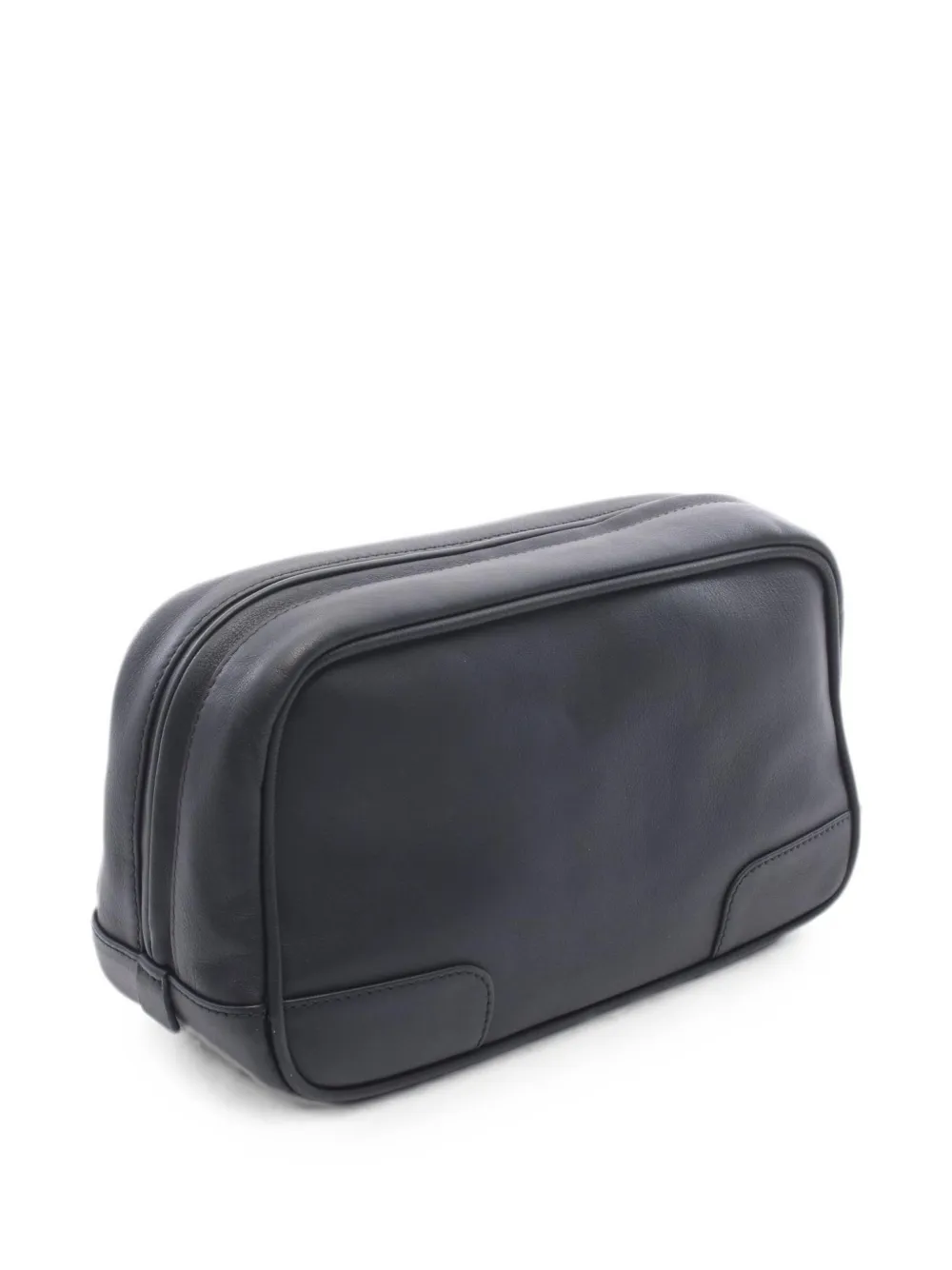 Pre-owned Loewe 2010s Anagram Clutch Bag In Black