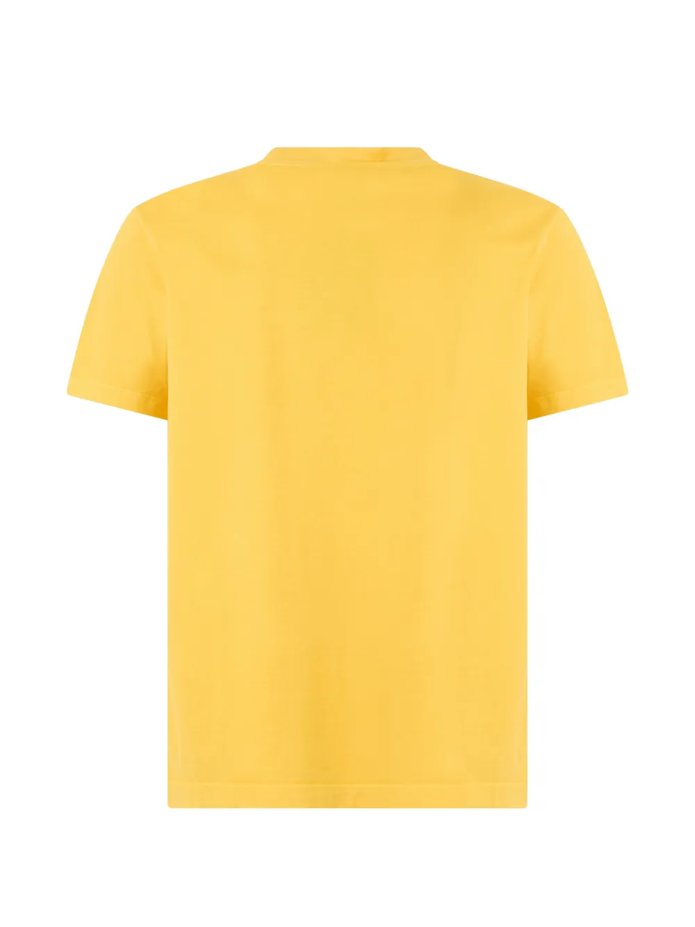 Paul & Shark T-shirt met logopatch Geel