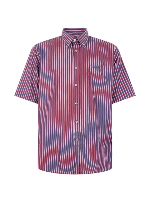 Paul & Shark vertical-stripe short-sleeved shirt