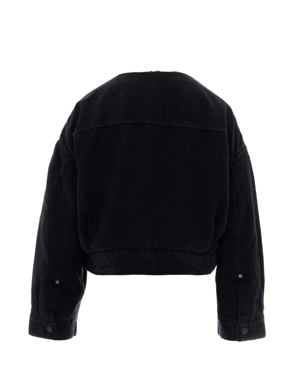 Levi's Denim jack met fleece afwerking Zwart