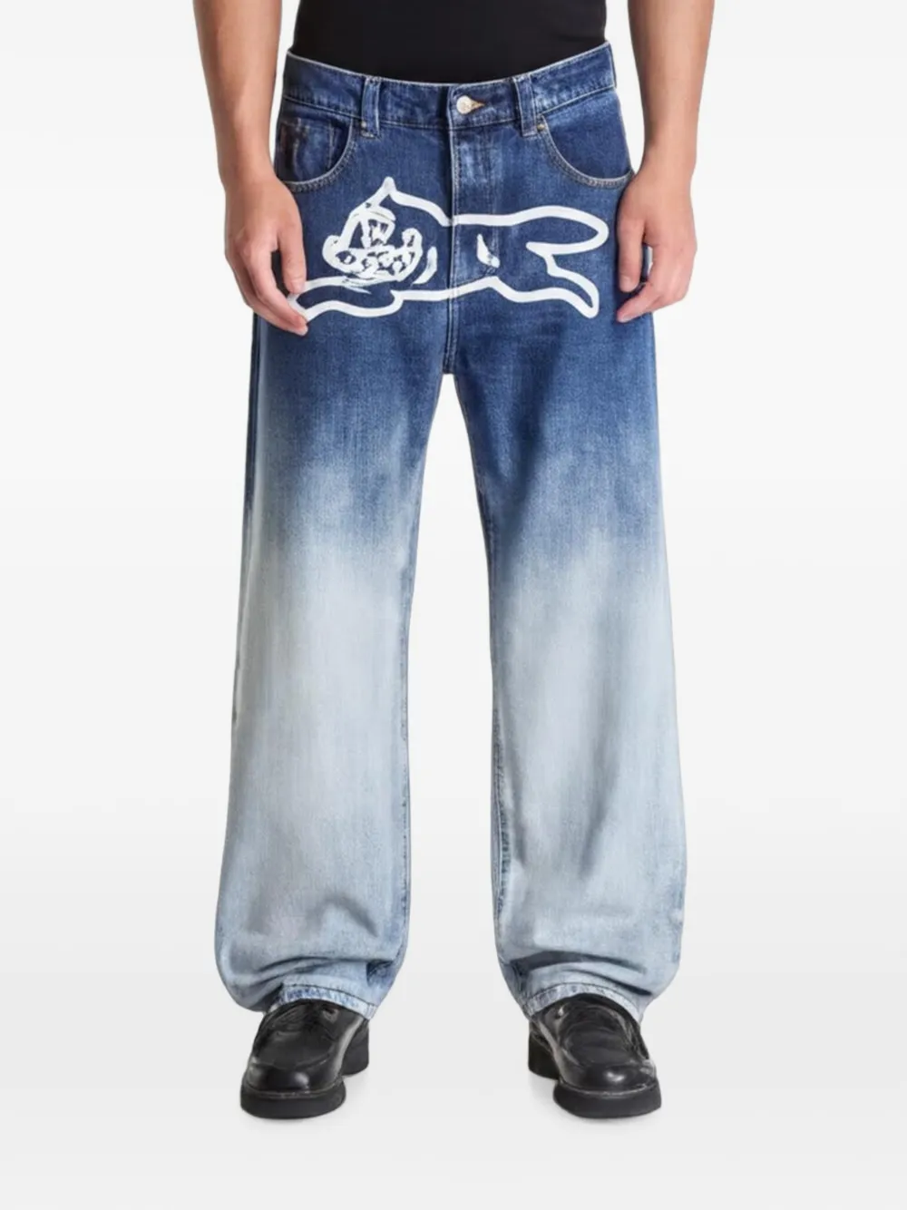 Billionaire Boys Club - Ice Cream Running Dog gradient-effect jeans - Blau