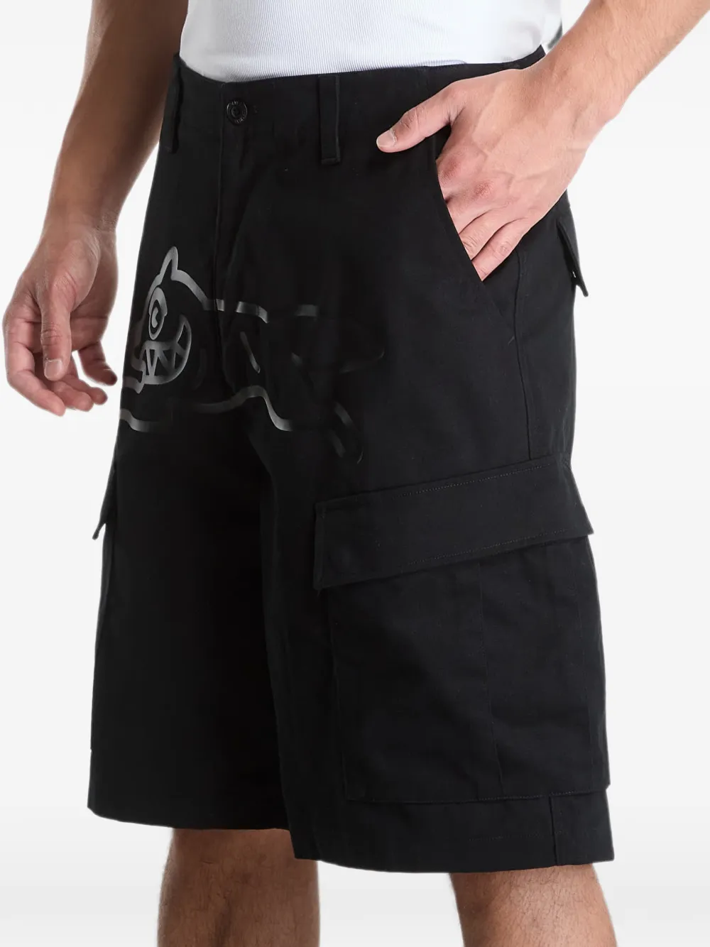Billionaire Boys Club Ice Cream Running Dog cargo shorts Zwart