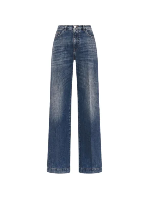 Seventy pressed-crease wide-leg jeans