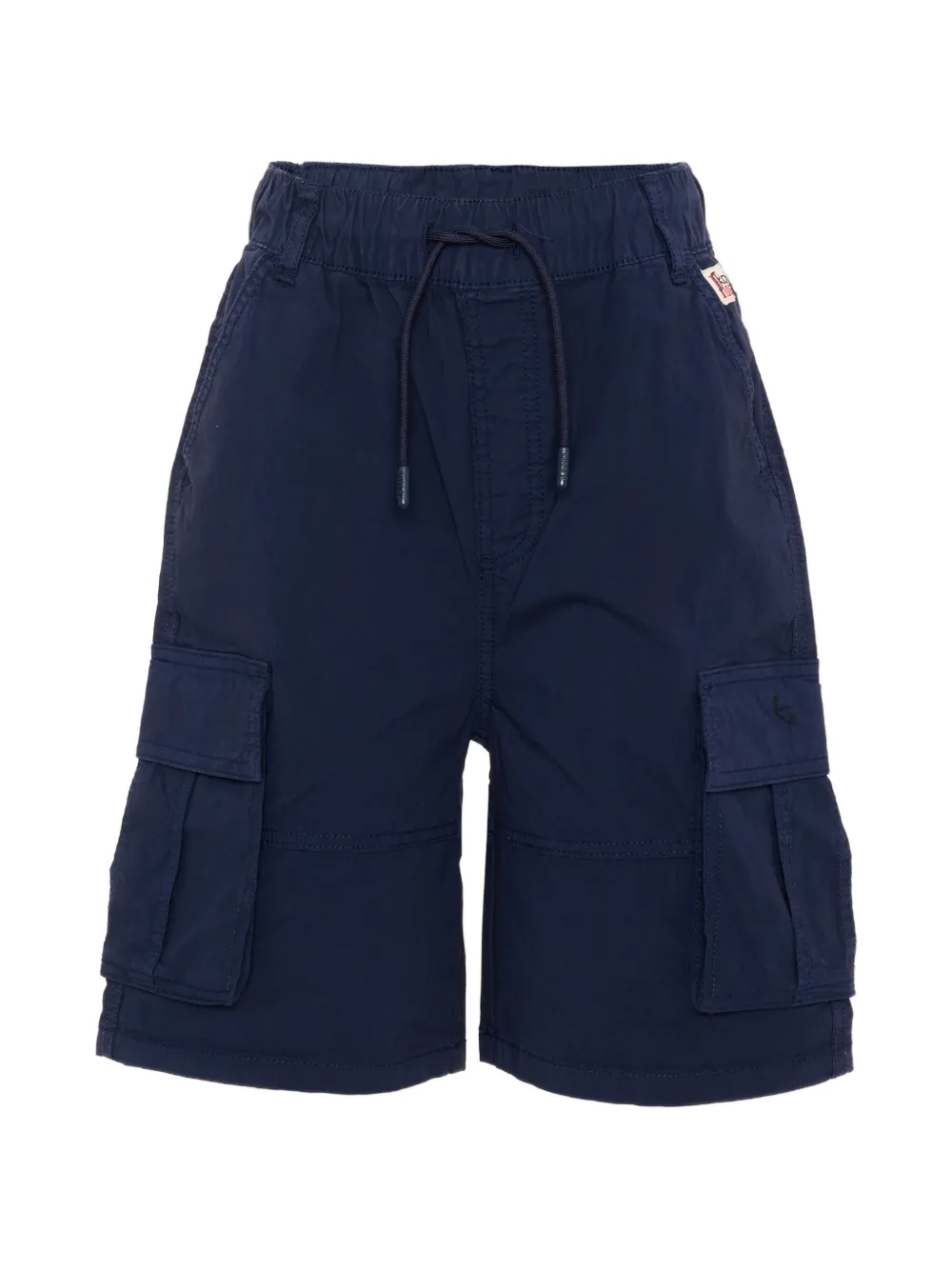 Roy Rogers Kids logo-patch cargo shorts - Blu