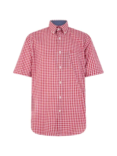 Paul & Shark checked short-sleeve shirt