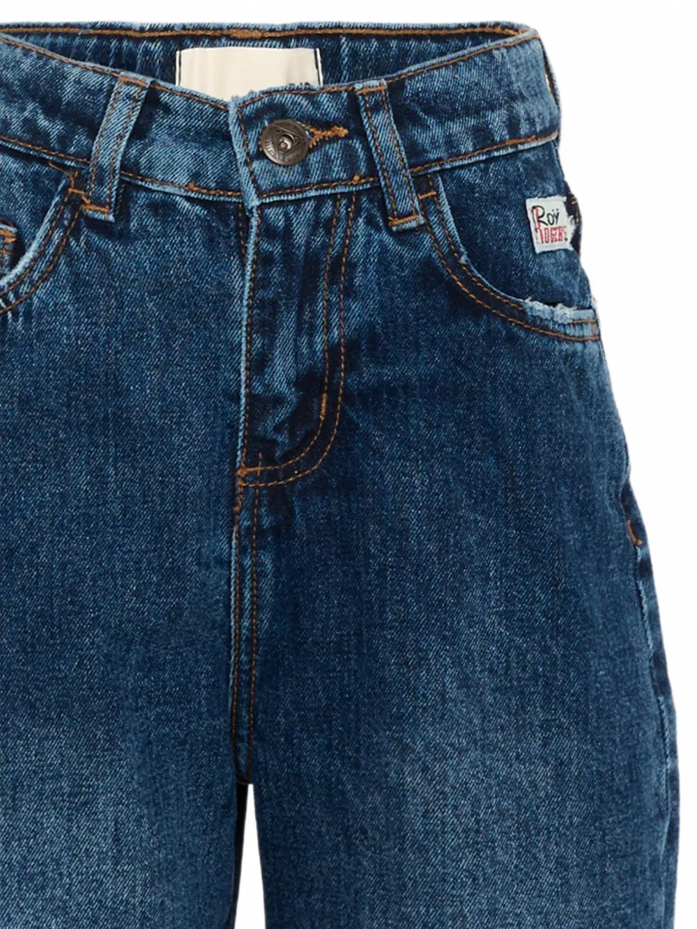 Roy Rogers Kids Jeans met logopatch Blauw