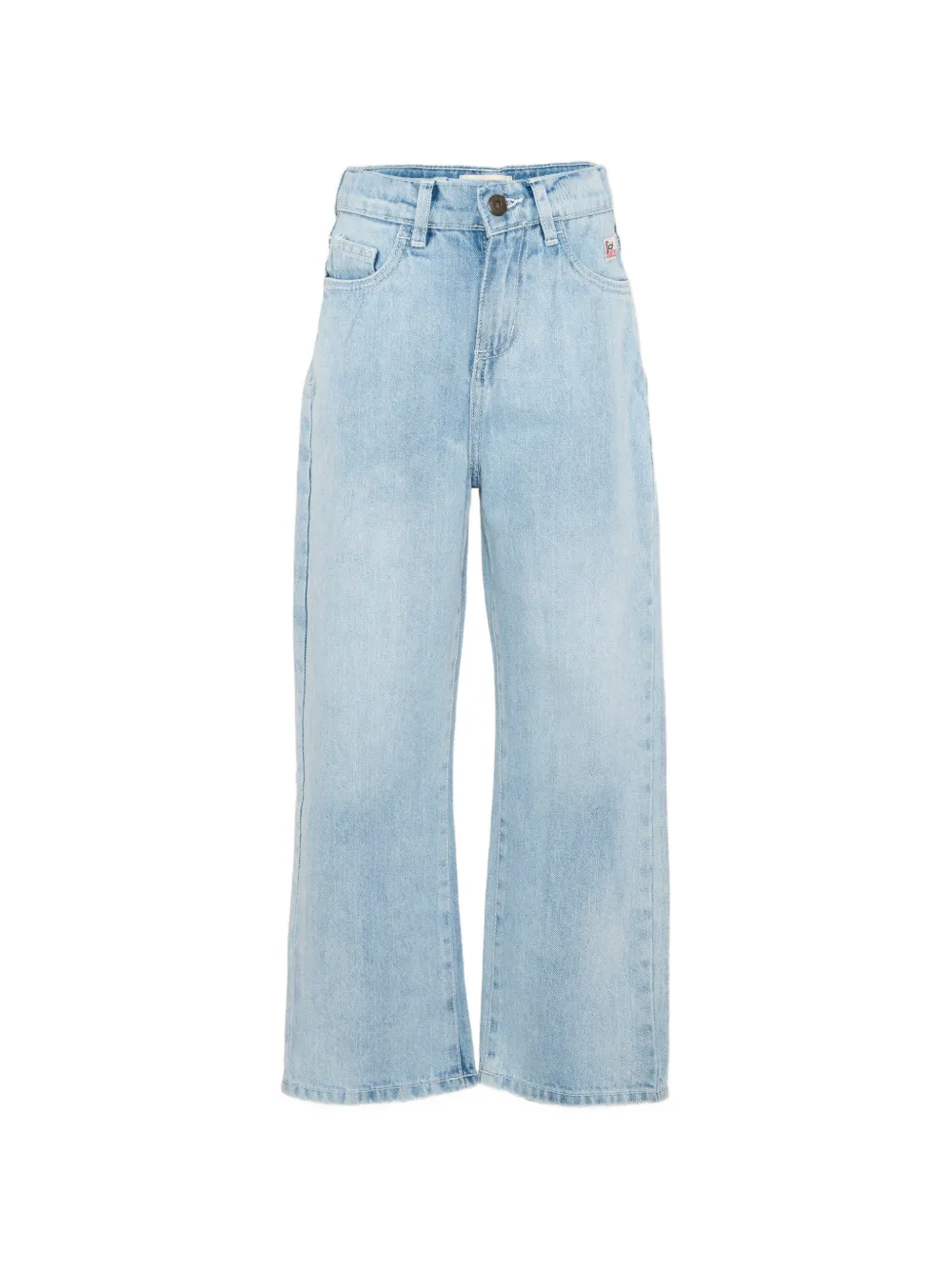 Roy Rogers Kids logo-patch jeans - Blu