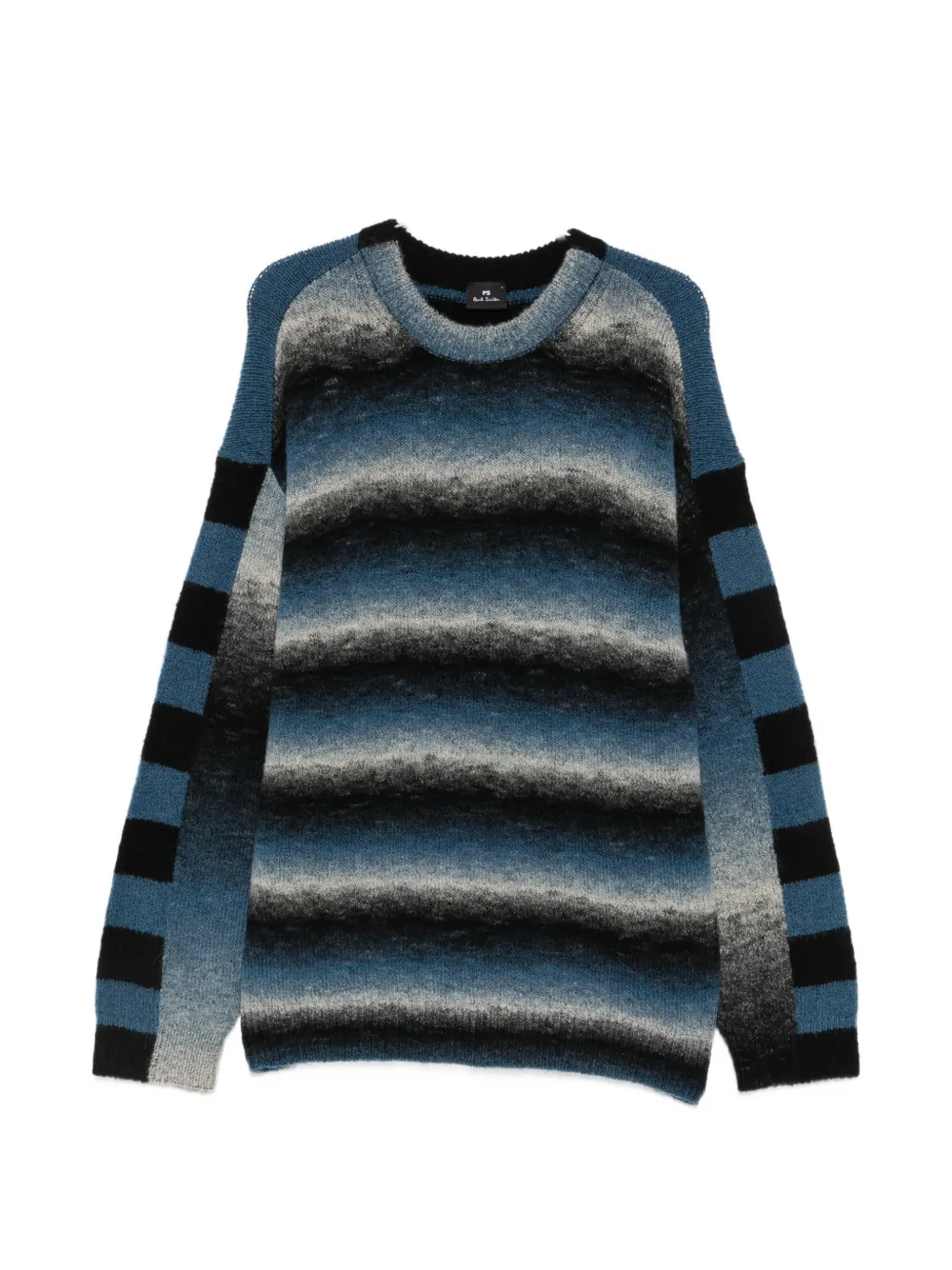 PS Paul Smith gradient-effect striped sweater - Blau