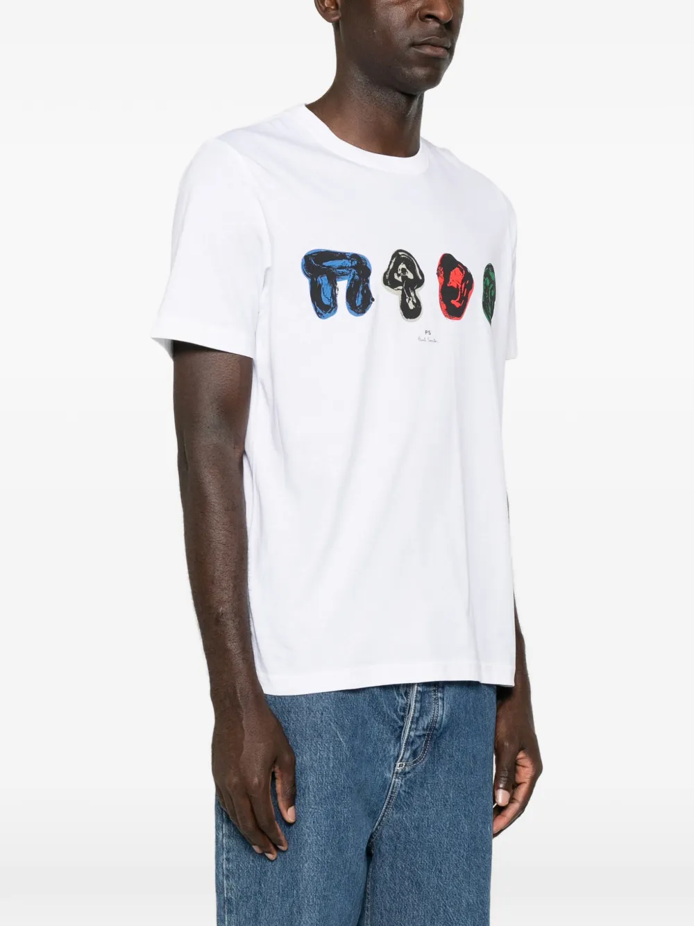 PS Paul Smith T-shirt met grafische print Wit