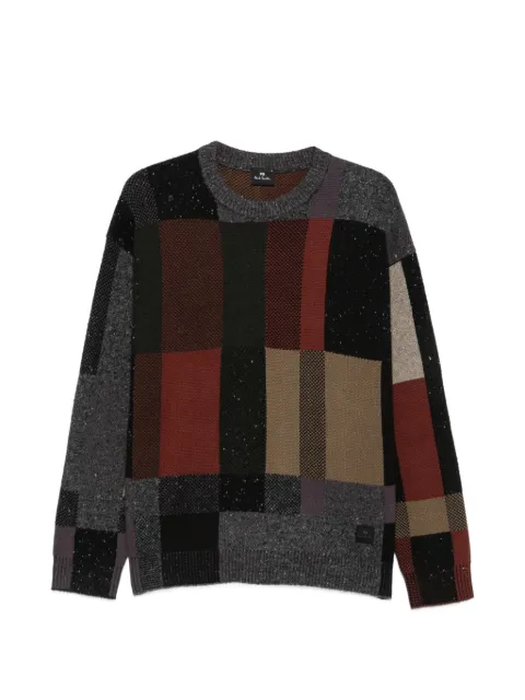 PS Paul Smith colour-block crew-neck sweater