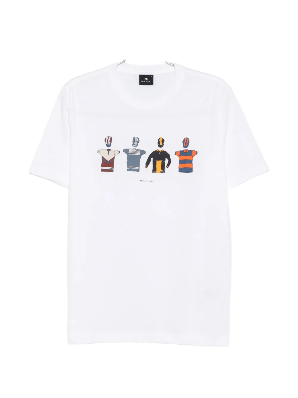 PS Paul Smith cycle-print T-shirt - Weiß