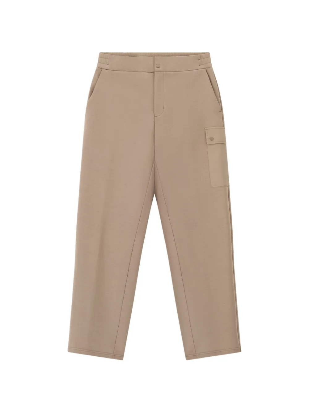 Boggi Milano joggers in cotton-blend Scuba B tech - Toni neutri