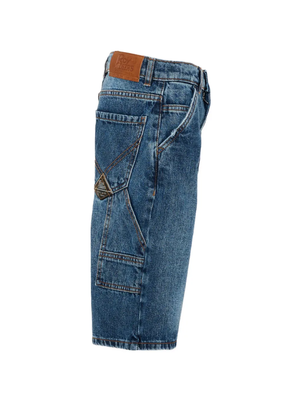Roy Rogers Kids Carpenter shorts met vlakken Blauw