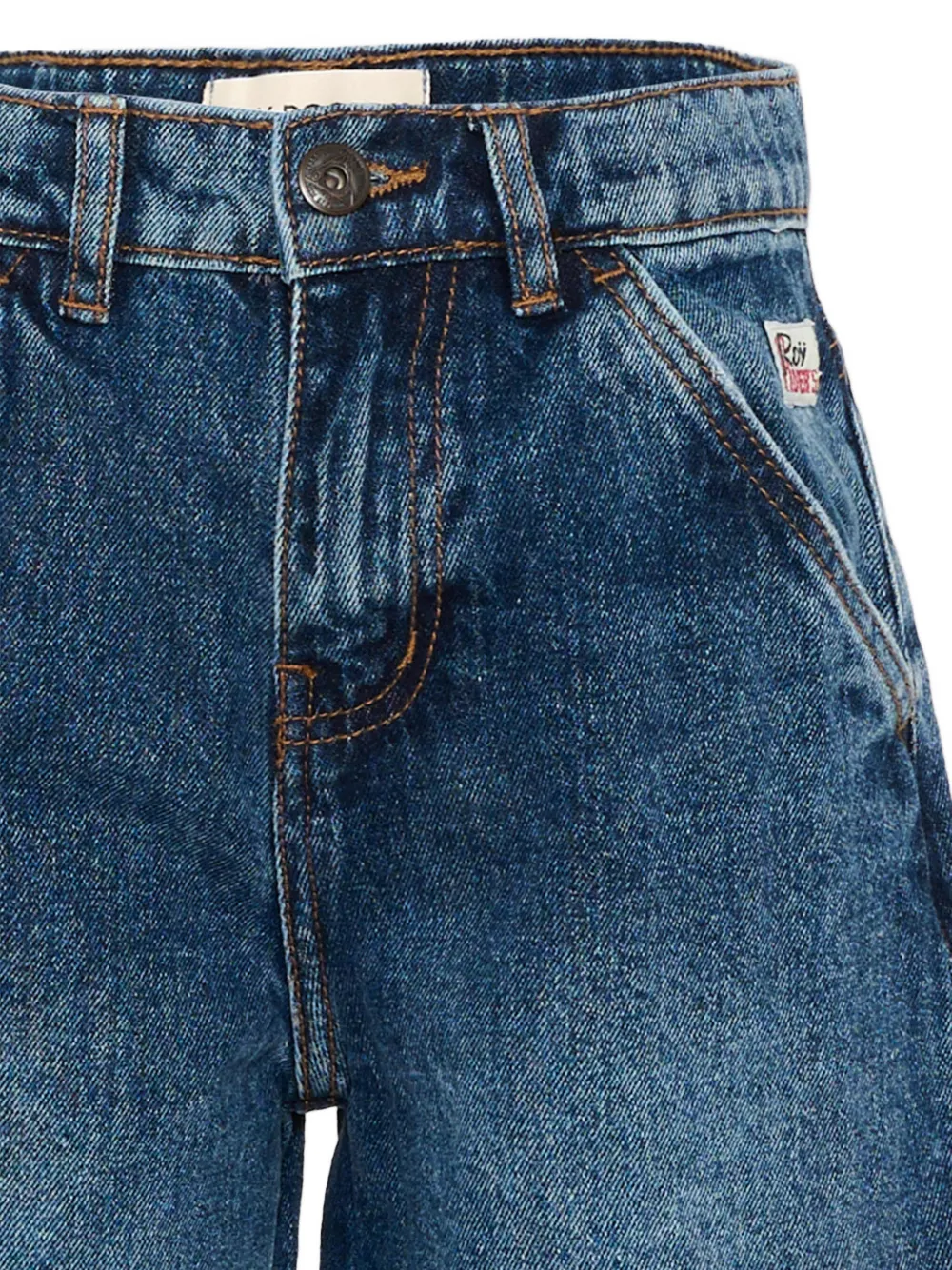 Roy Rogers Kids Carpenter shorts met vlakken Blauw