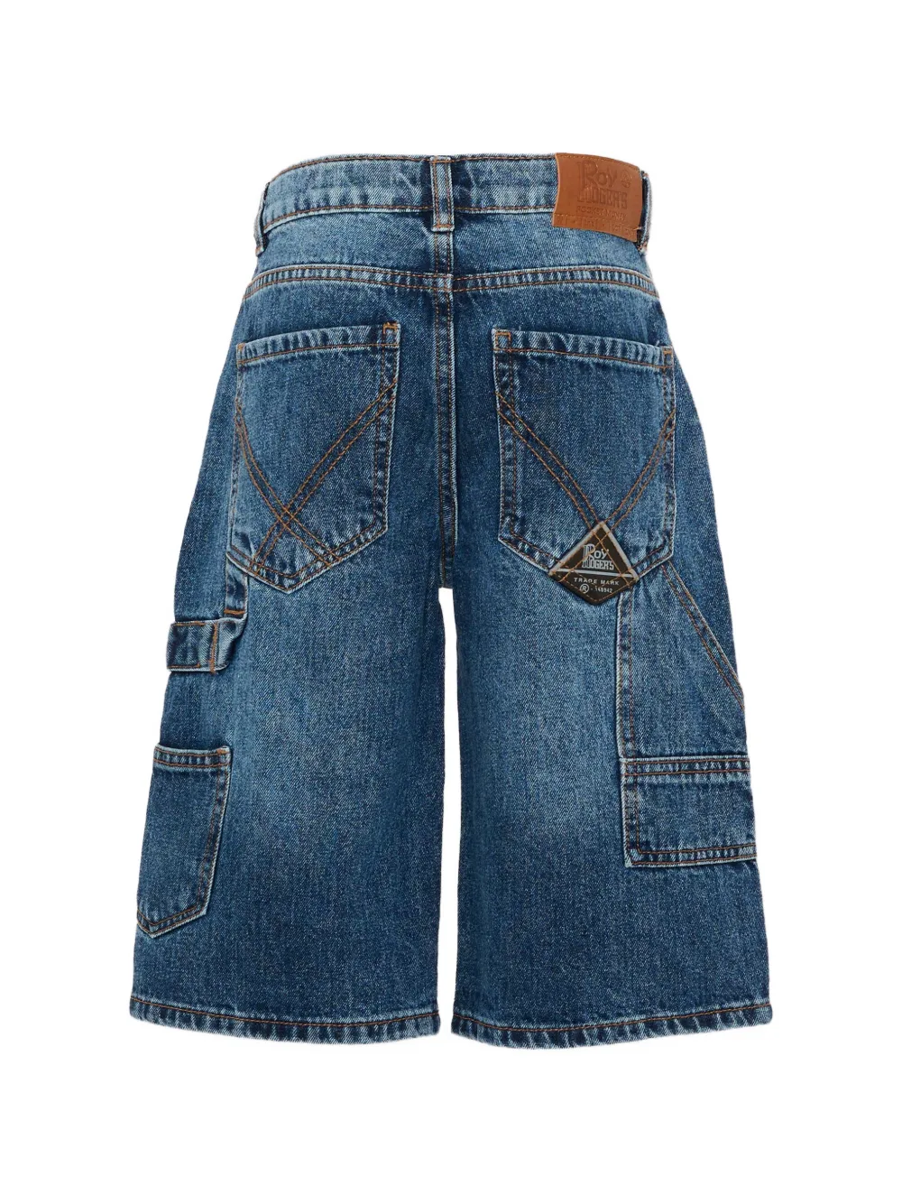 Roy Rogers Kids Carpenter shorts met vlakken Blauw