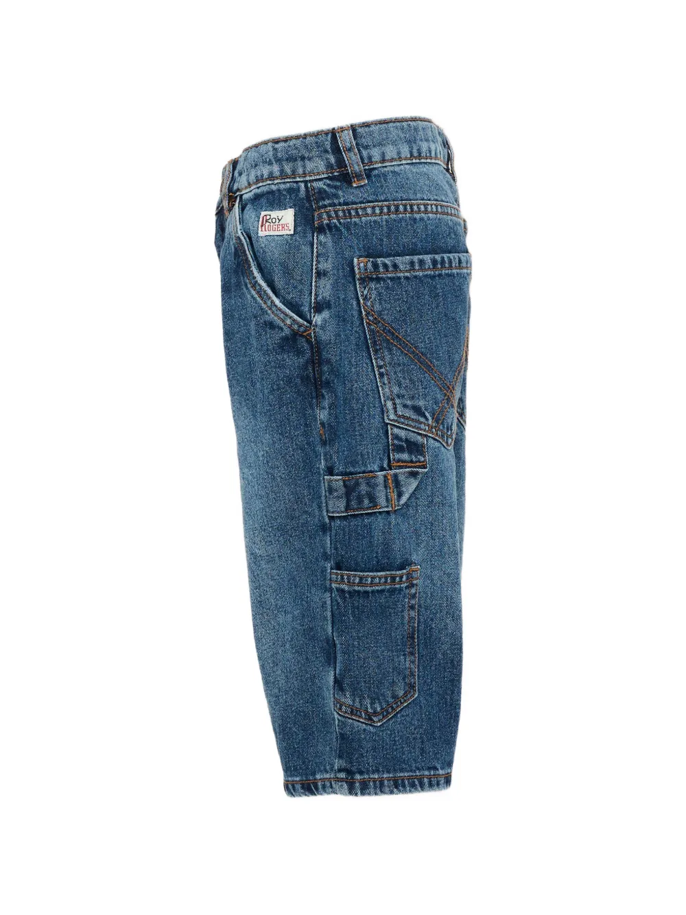 Roy Rogers Kids Carpenter shorts met vlakken Blauw