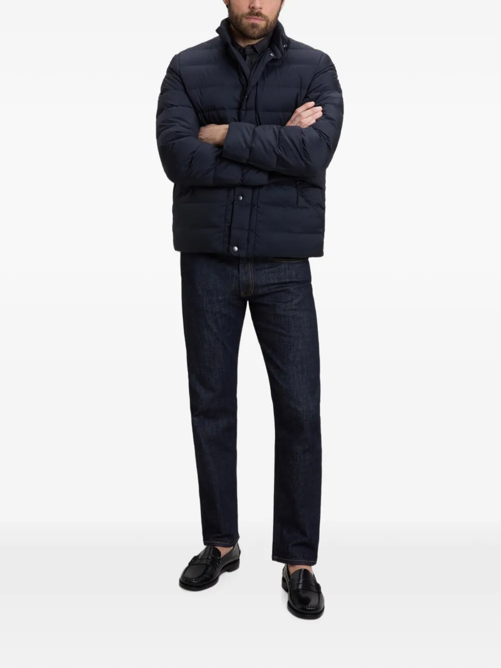 Woolrich Bering gewatteerd donsjack Blauw