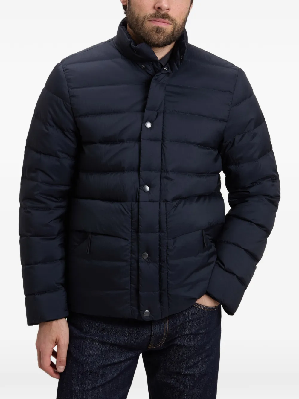 Woolrich Bering gewatteerd donsjack Blauw