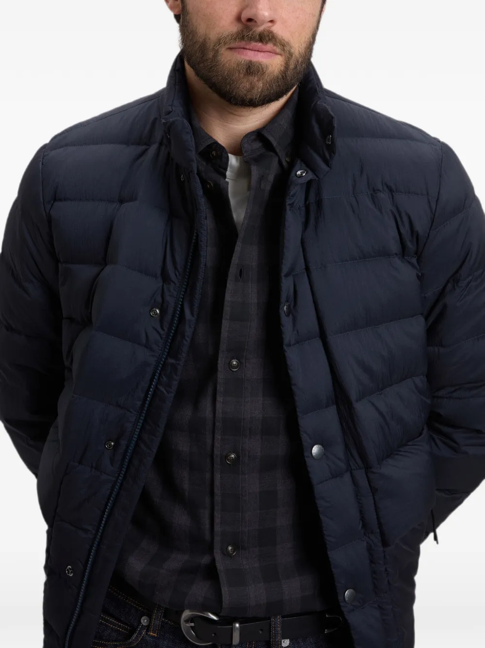 Woolrich Bering gewatteerd donsjack Blauw