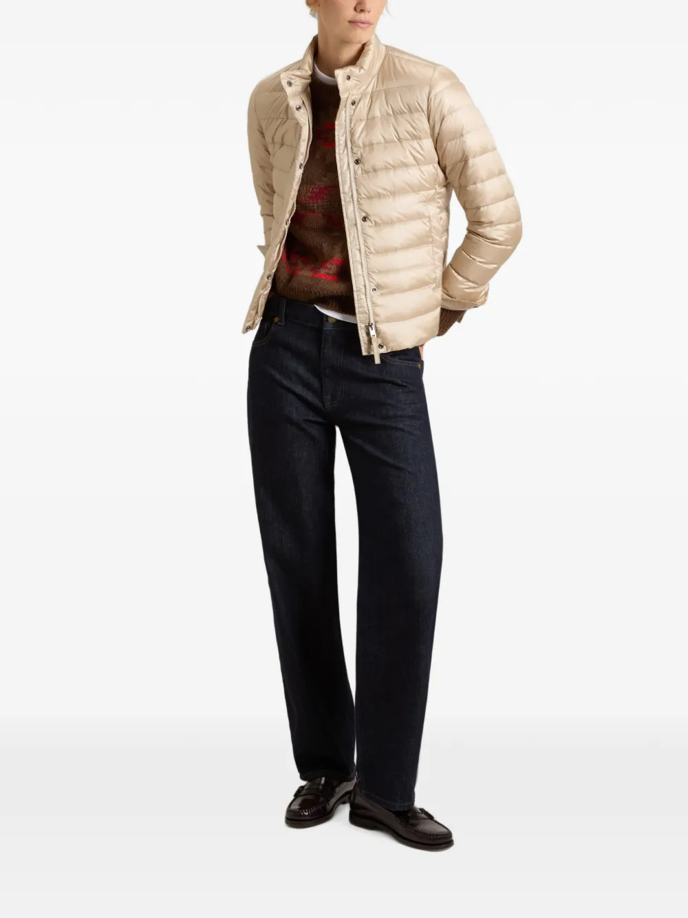 Woolrich Gewatteerd donsjack Beige
