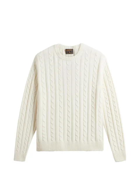 Woolrich Pullover mit Zopfmuster