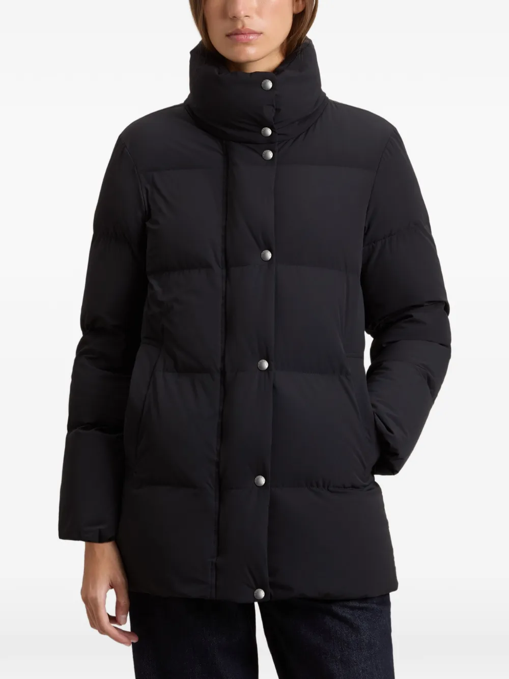 Woolrich Madison gewatteerde jas Zwart