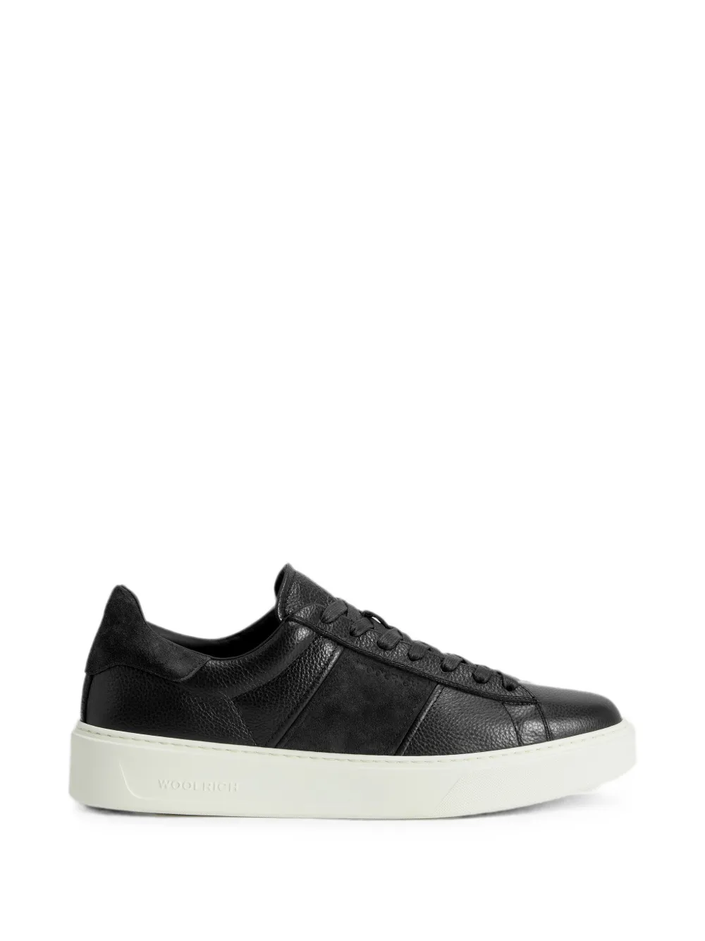 Woolrich Classic Court leather sneakers | Blue | Image 1