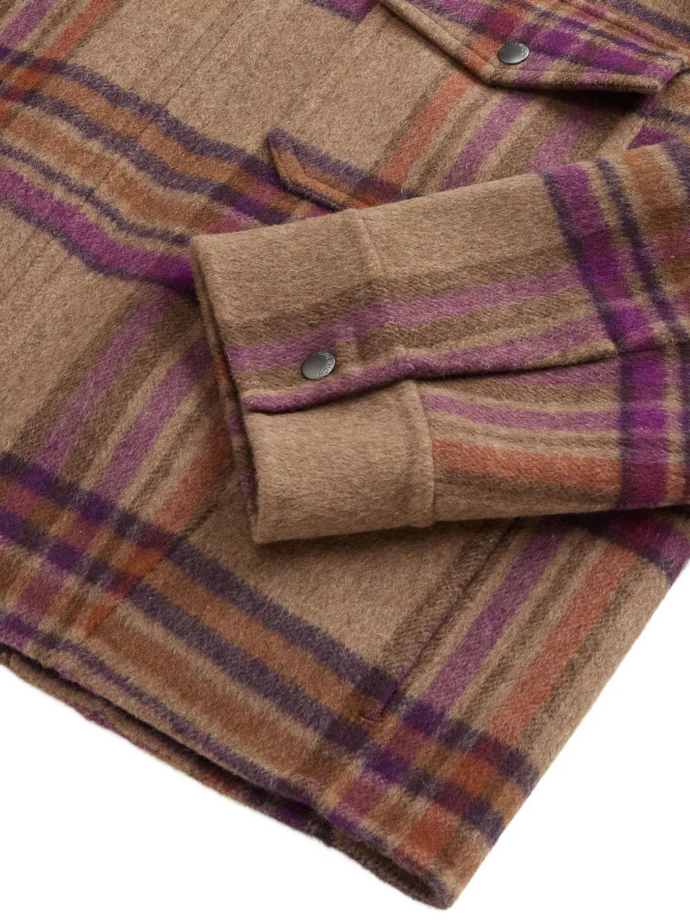 Woolrich Geruit dubbelzijdig jack Bruin
