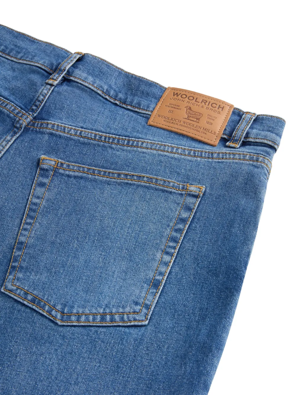 Woolrich five-pocket jeans Blauw