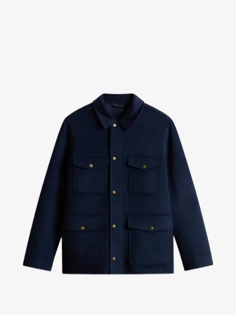 Woolrich zip-up flap-pocket jacket