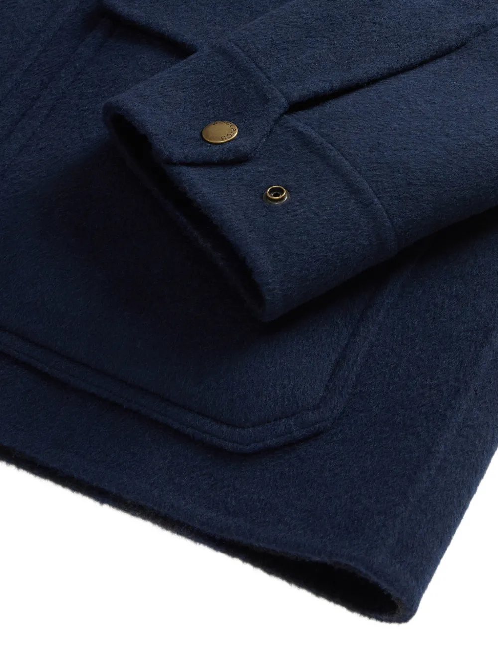 Woolrich Jack met klepzak en rits Blauw