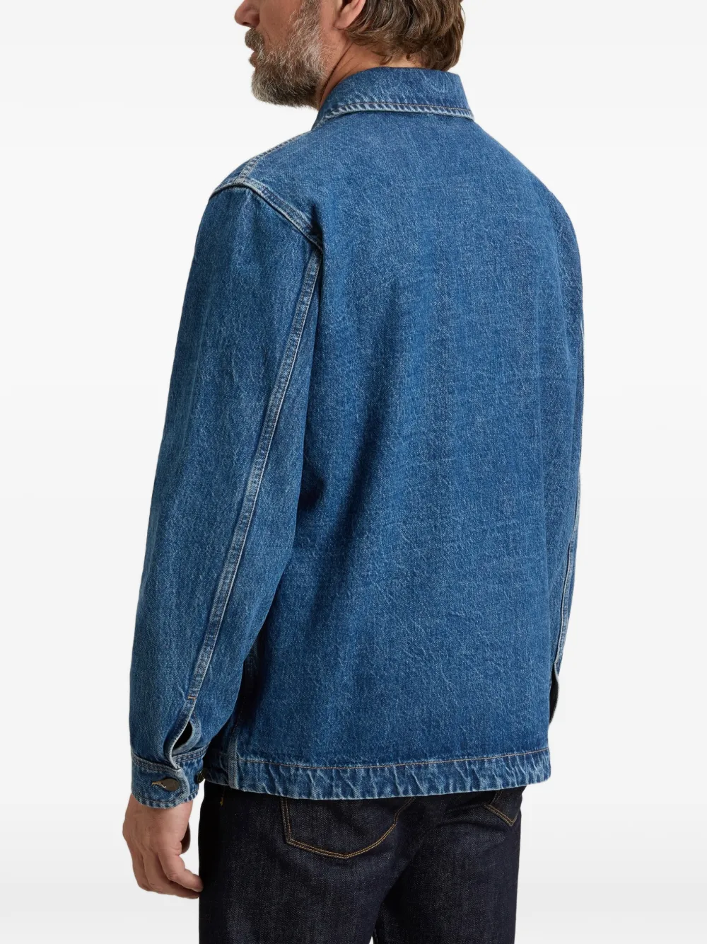 Woolrich Denim jack Blauw