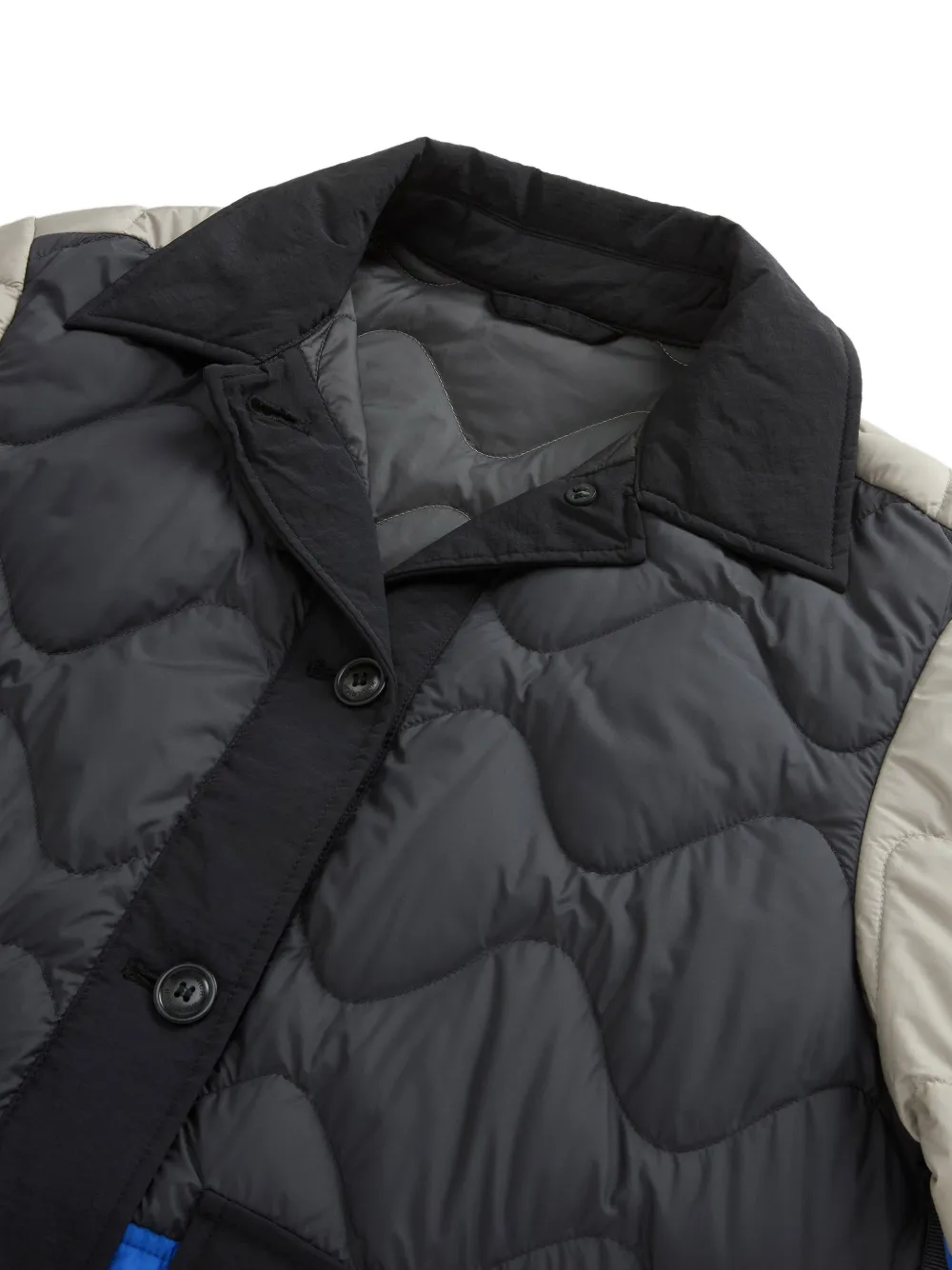 Woolrich Heritage gewatteerde parka Grijs