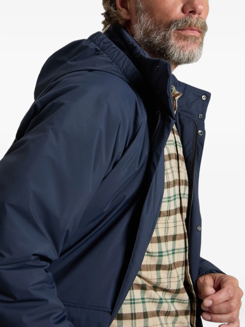 Woolrich Micro-ripstop parka met capuchon Blauw
