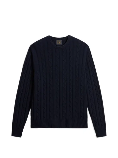 Woolrich cable-knit crew-neck sweater