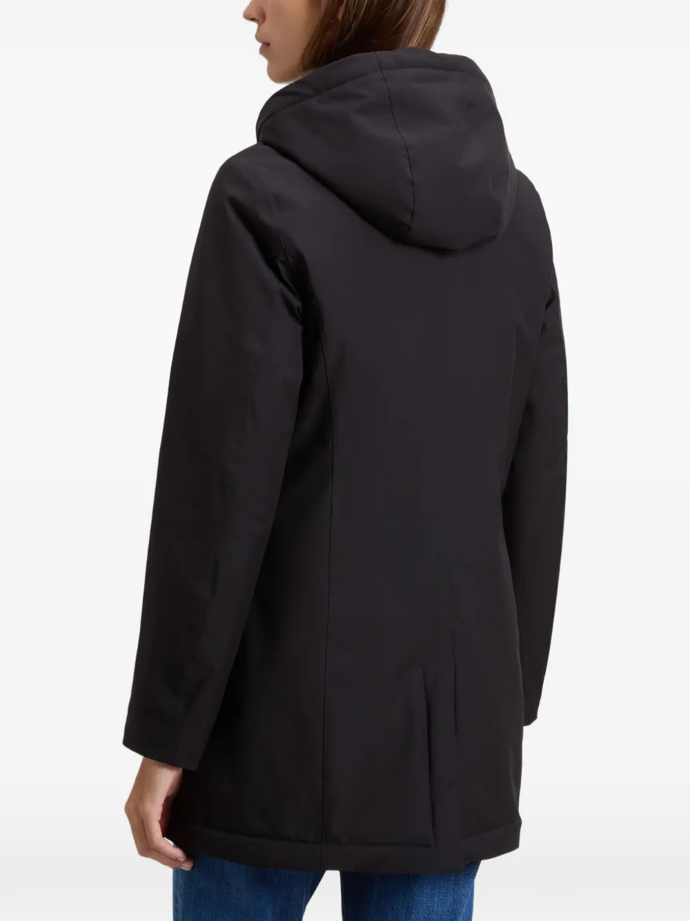 Woolrich Jas met afneembare capuchon Zwart