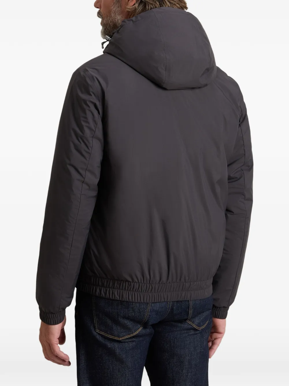 Woolrich Jack van micro-ripstop Grijs