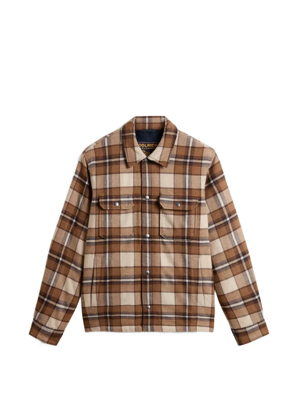 Woolrich Giacca-camicia Alaskan a quadri - Marrone
