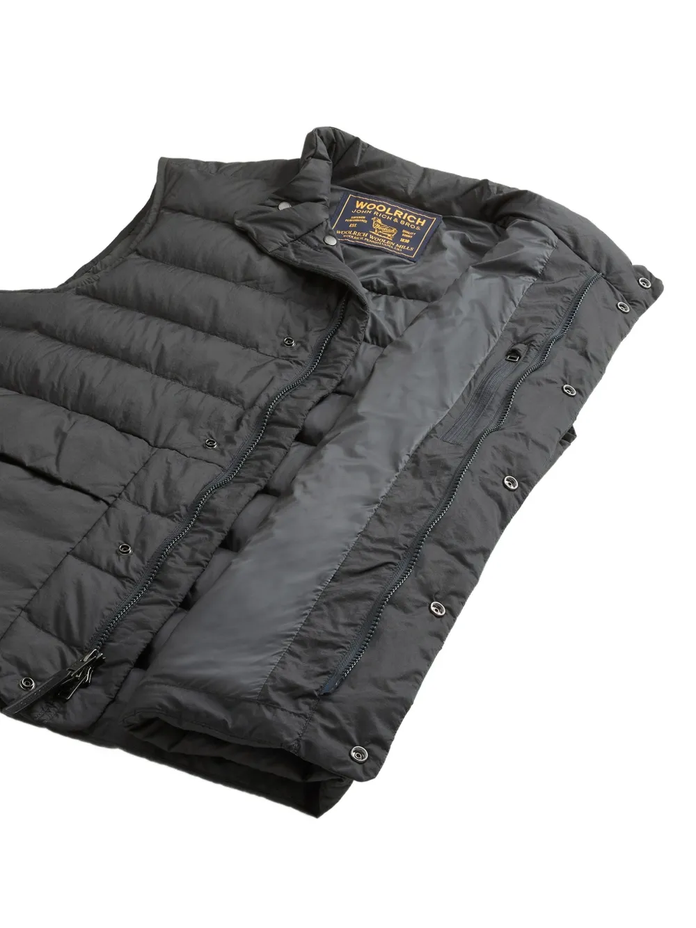 Woolrich Bering gewatteerde bodywarmer Grijs