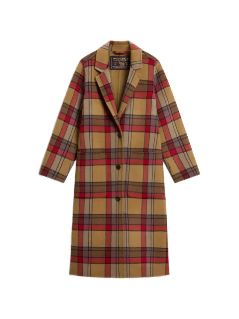 Woolrich abrigo con motivo de cuadros