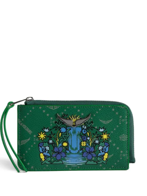 Zadig&Voltaire graphic-print zip-around wallet