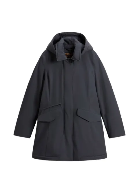 Woolrich removable-hood parka coat