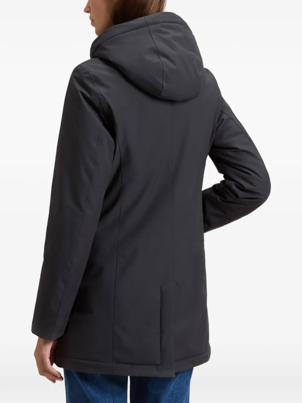 Woolrich Parka met afneembare capuchon Grijs