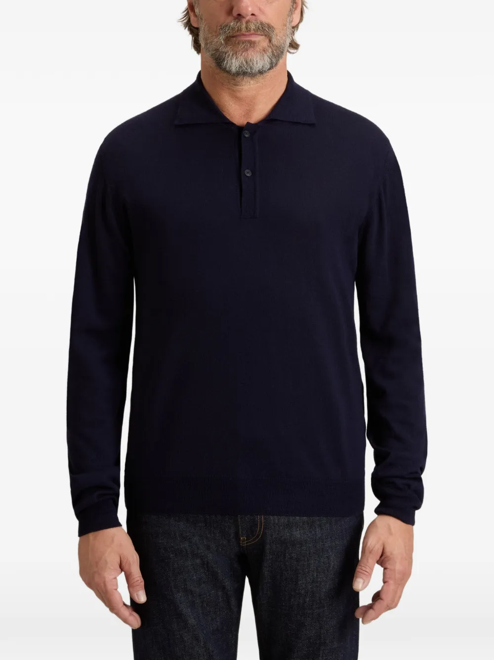 Woolrich Poloshirt met lange mouwen Blauw